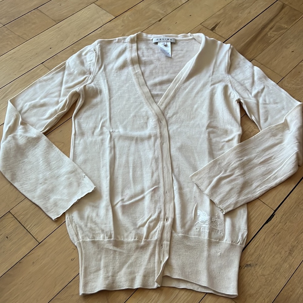 Celine Cardigan Sz S - Picture 5 of 14
